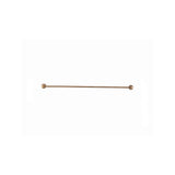 Round Single Towel Rail 600mm - Lustre Bronze