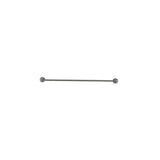 Round Single Towel Rail 600mm - Shadow