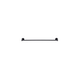 Round Single Towel Rail 600mm - Matte Black