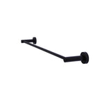 Round Single Towel Rail 600mm - close-up detail view