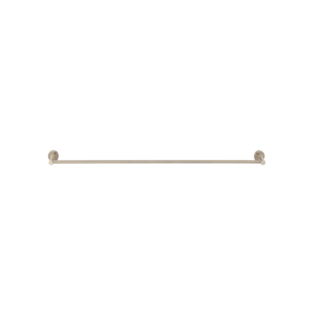 Round Single Towel Rail 900mm - Champagne