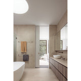 Round Single Towel Rail 900mm - Champagne