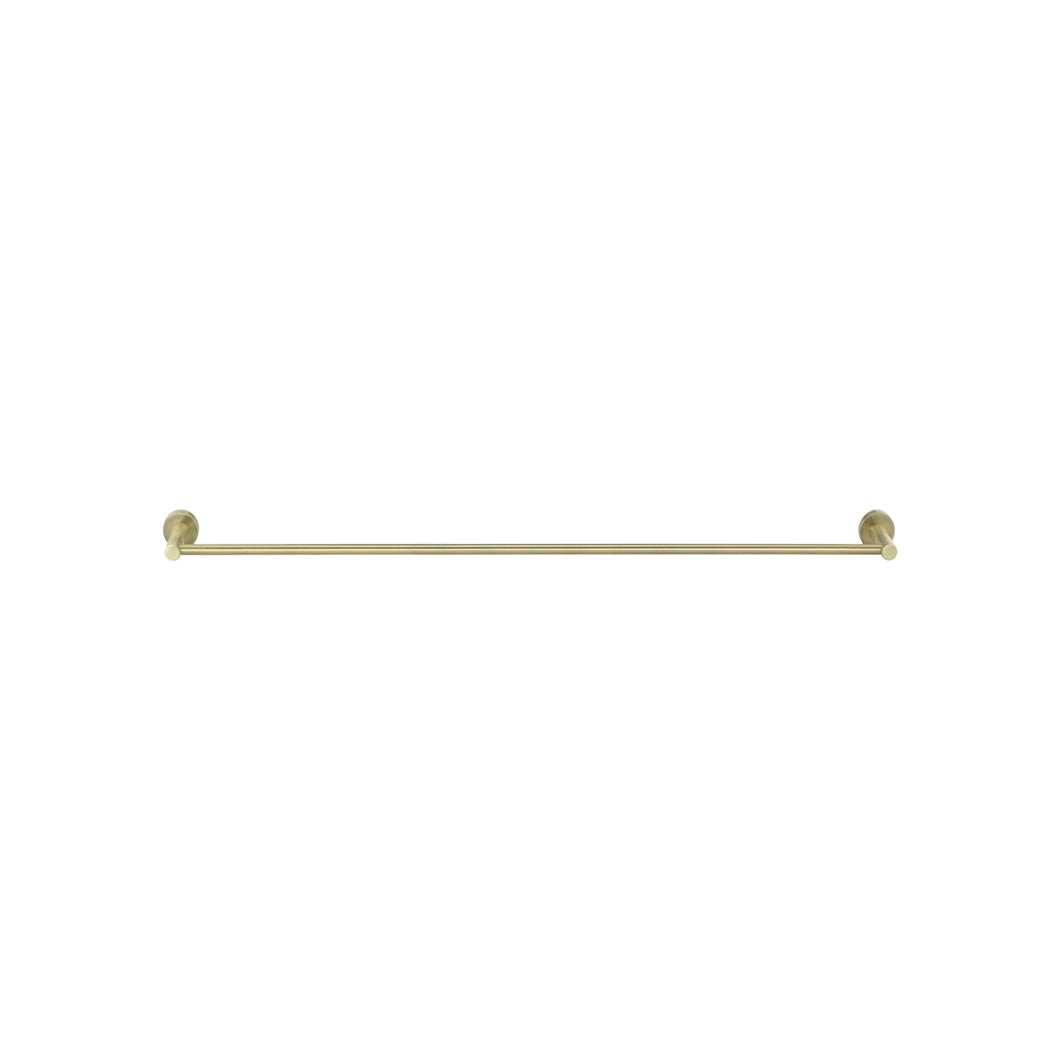 Round Single Towel Rail 900mm - Tiger Bronze