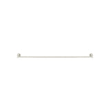 Round Single Towel Rail 900mm - Brushed Nickel