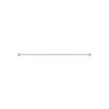 Round Single Towel Rail 900mm - Brushed Nickel