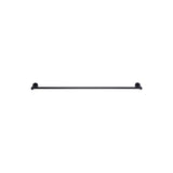 Round Single Towel Rail 900mm - Matte Black
