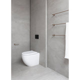 Round Toilet Roll Holder - Champagne