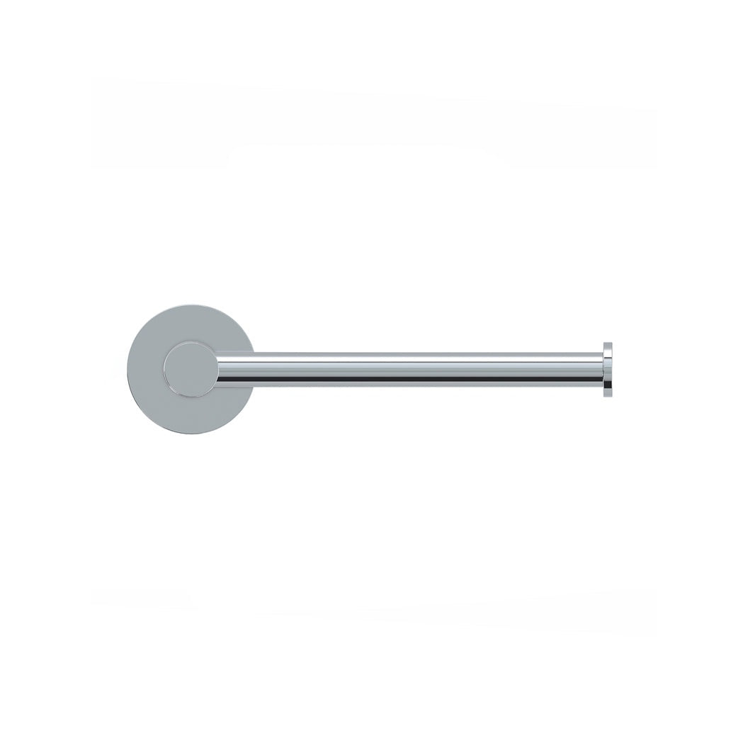 Round Toilet Roll Holder - Polished Chrome