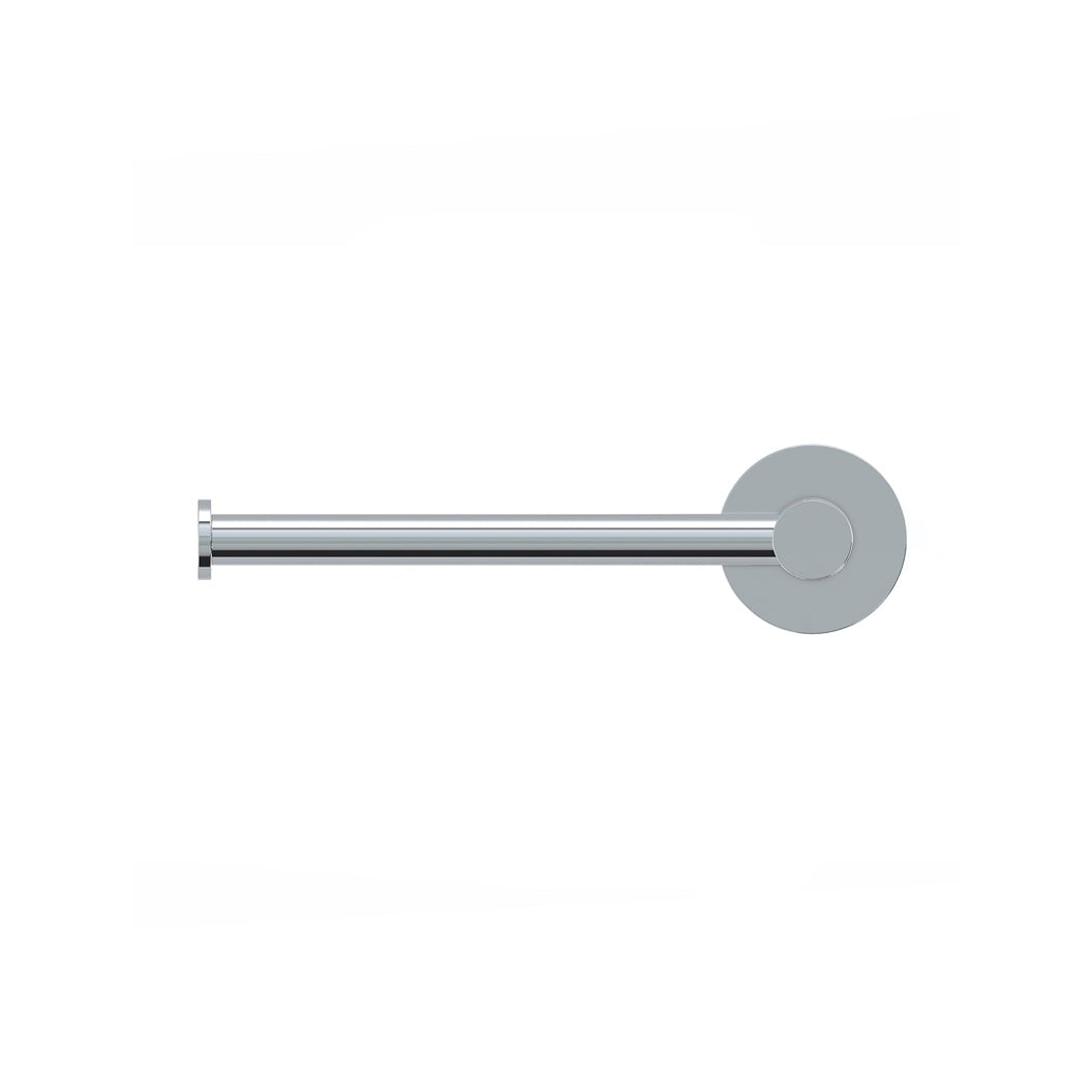 Round Toilet Roll Holder - Polished Chrome