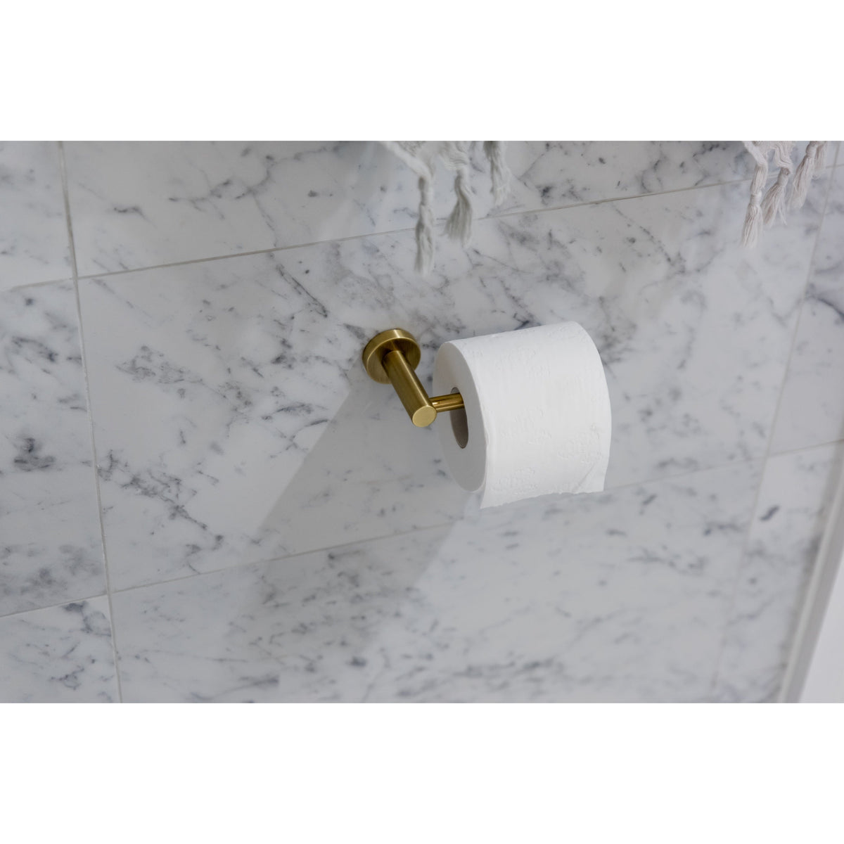 Round Toilet Roll Holder - Tiger Bronze