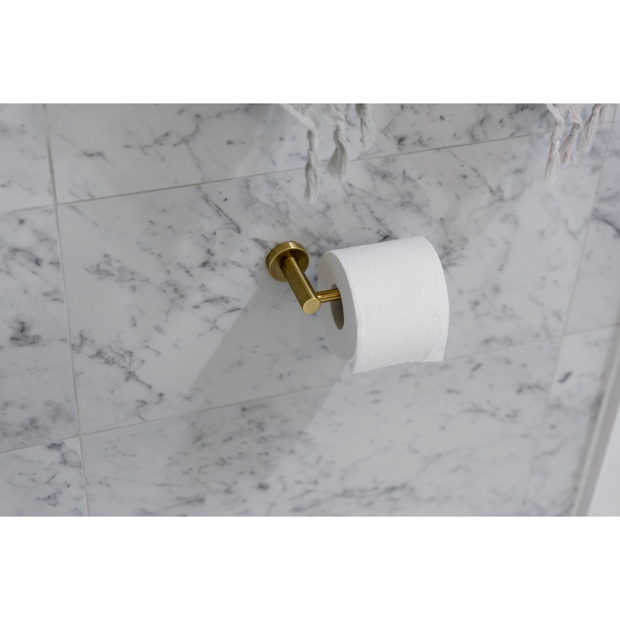 Round Toilet Roll Holder - Tiger Bronze