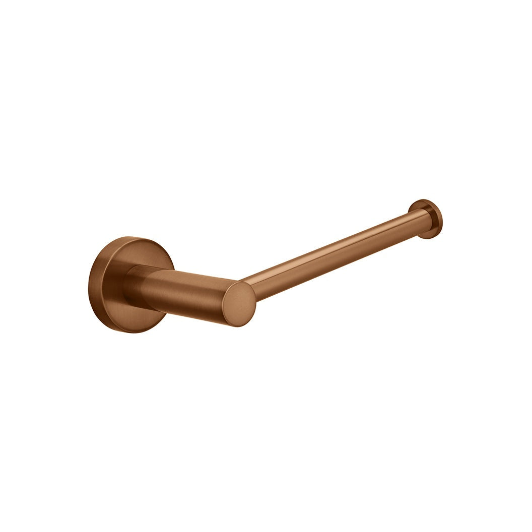 Round Toilet Roll Holder - Lustre Bronze