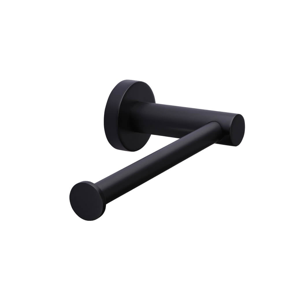 Round Toilet Roll Holder - front view, bathroom accessory