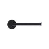 Round Toilet Roll Holder - Matte Black