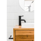 Round Toilet Roll Holder - Matte Black