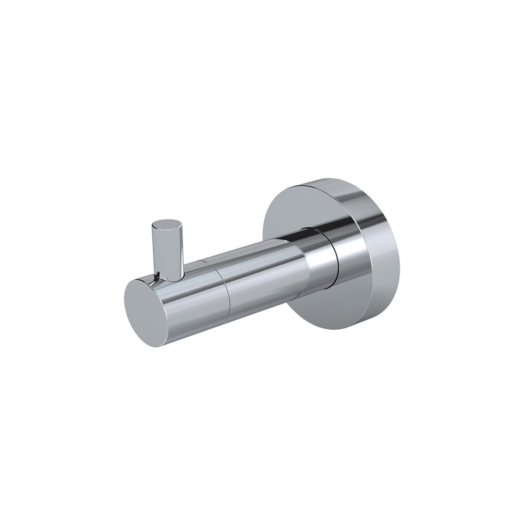 Round Robe Hook - rear mounting detail, bathroom accessory