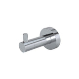 Round Robe Hook - rear mounting detail, bathroom accessory