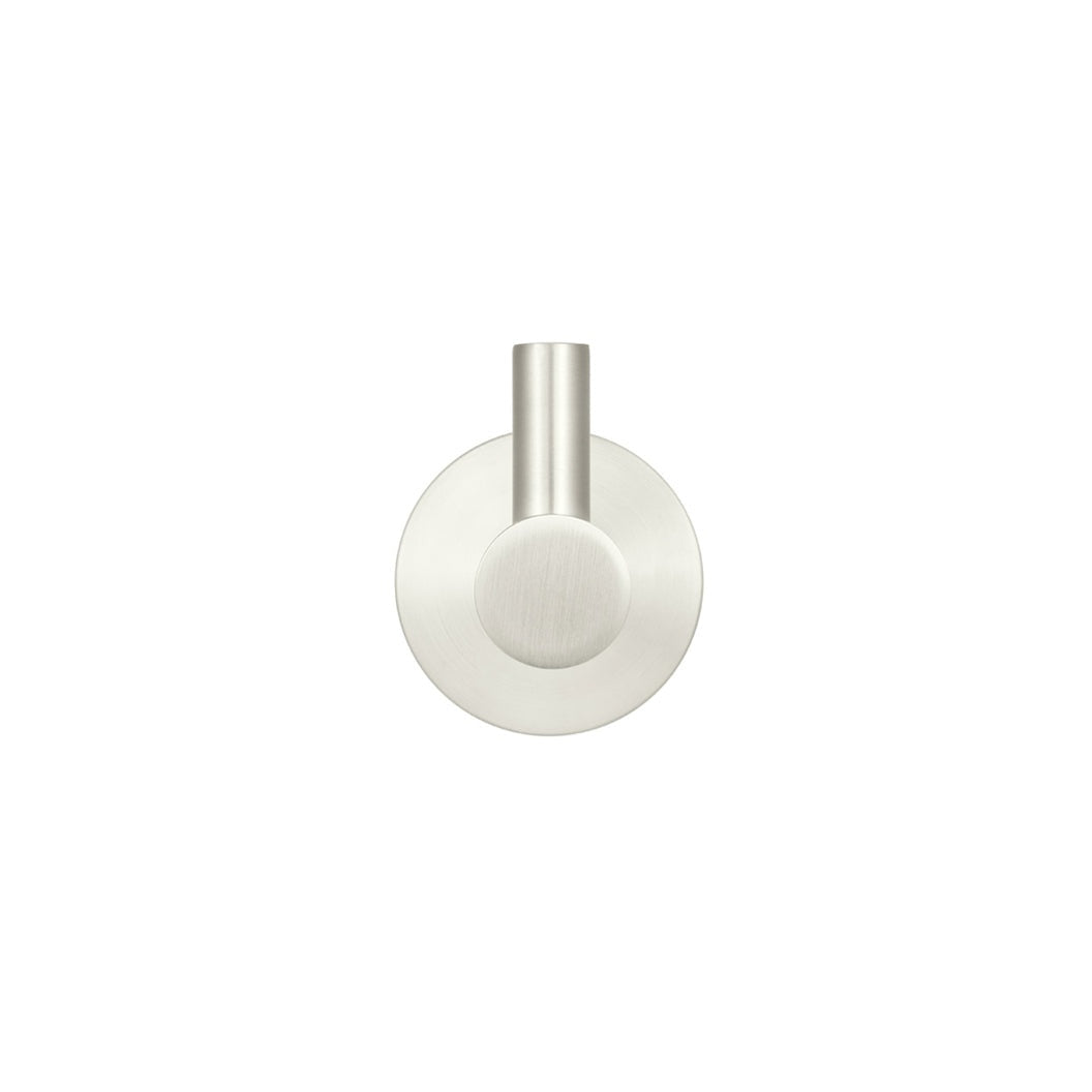 Round Robe Hook in Brushed Nickel - alternative product view