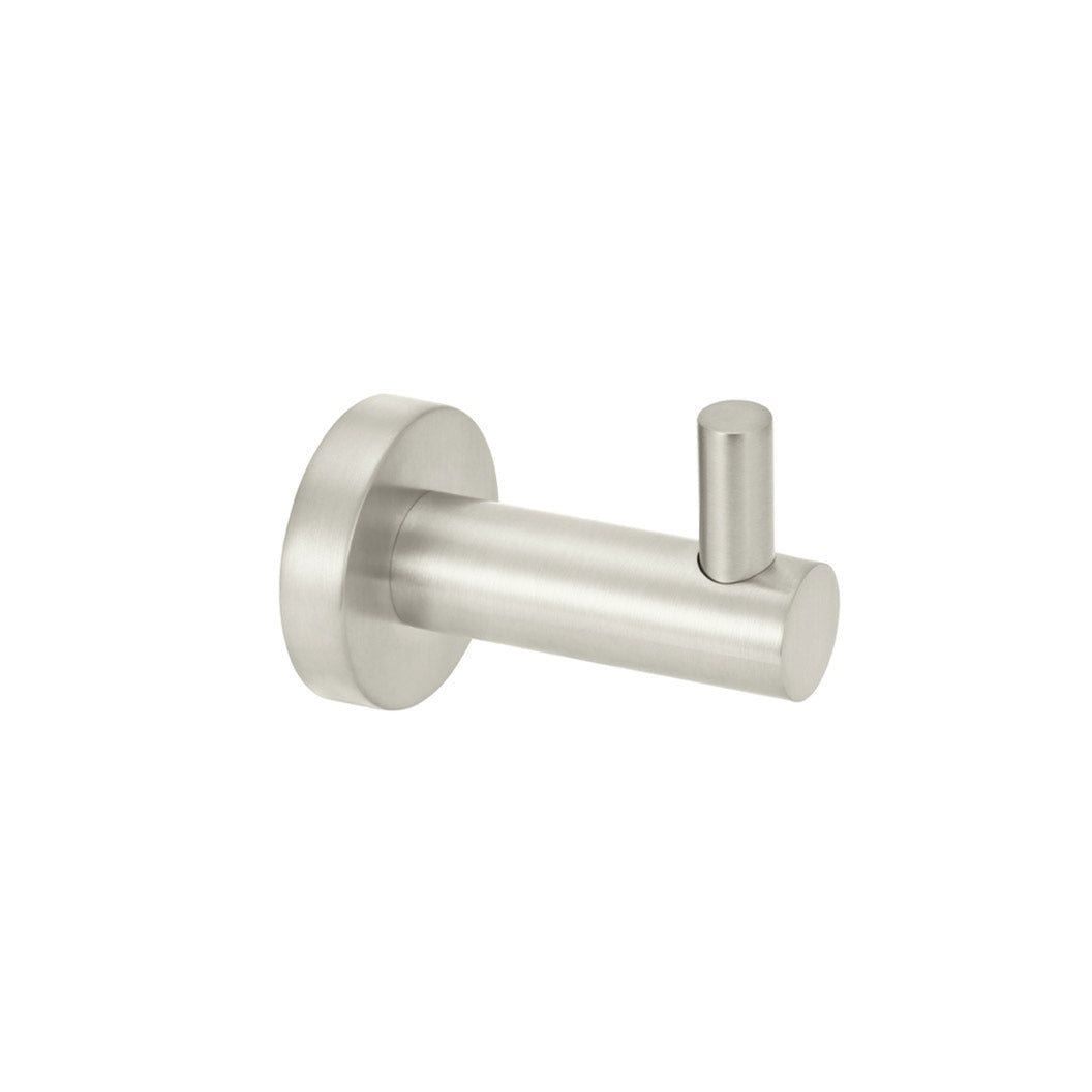Round Robe Hook - Brushed Nickel