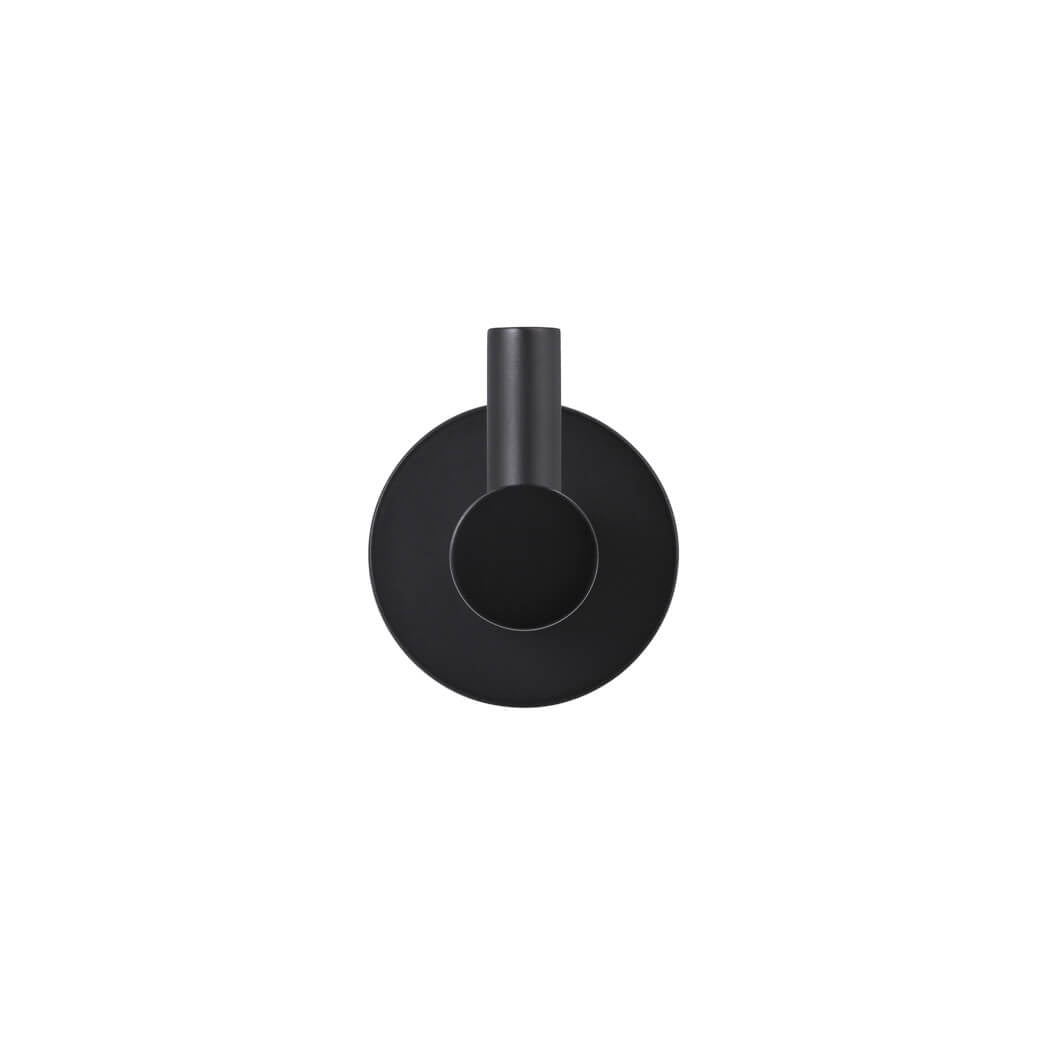 Round Robe Hook - Matte Black