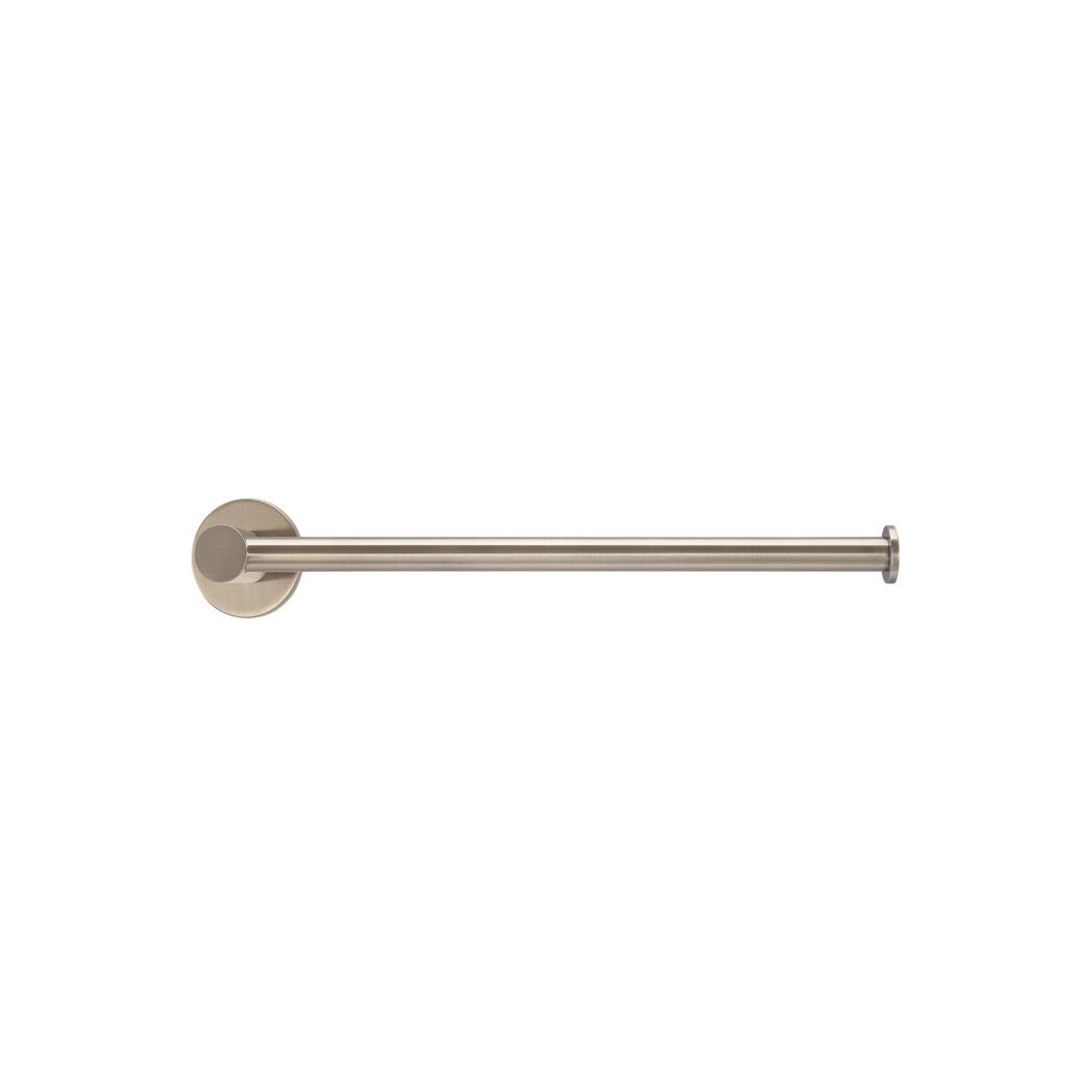 Round Guest Towel Rail in Polished Chrome - close-up detail view