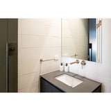 Round Guest Towel Rail - Champagne