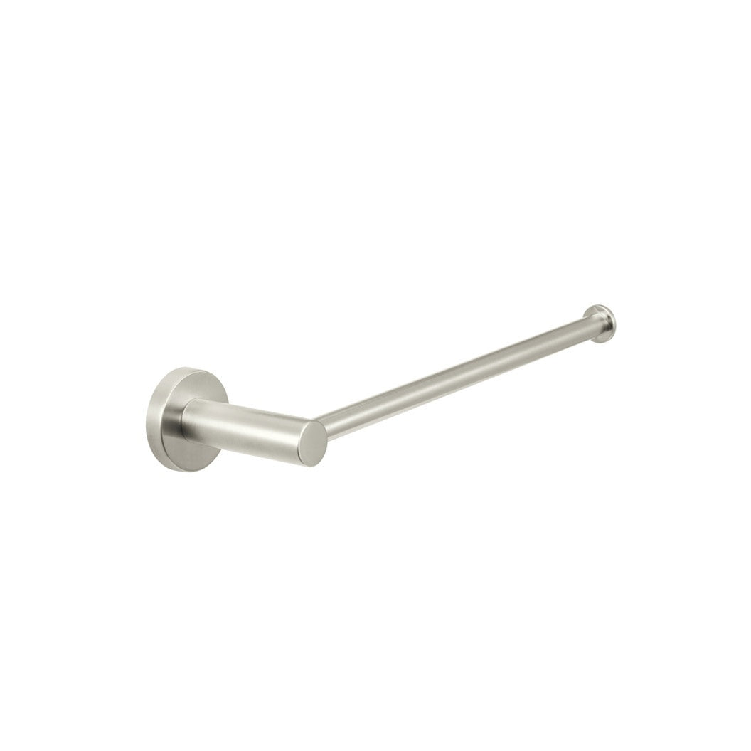 Round Guest Towel Rail - Brushed Nickel