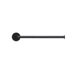Round Guest Towel Rail - Matte Black