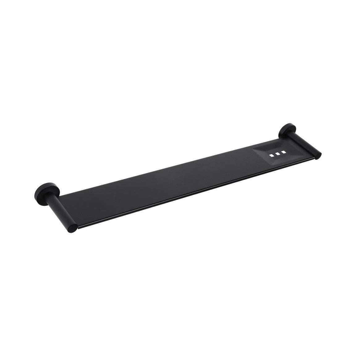 Round Bathroom Shelf - front view by Meir - premium bathroom accessory for Australian homes