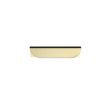 Oppen Edge-Pull 75mm Cabinet Handle - finish and profile close-up