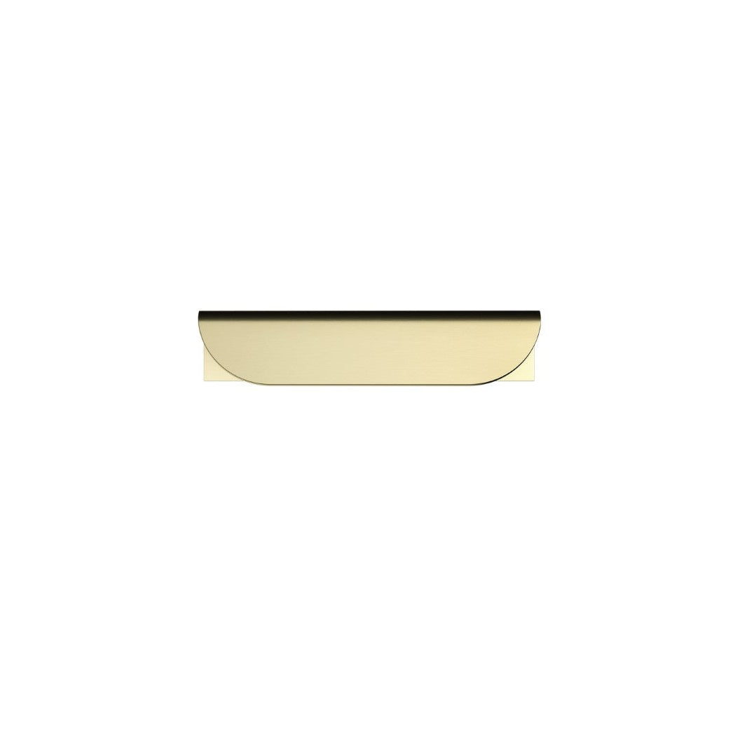 Oppen Edge-Pull 75mm Cabinet Handle - finish and profile close-up