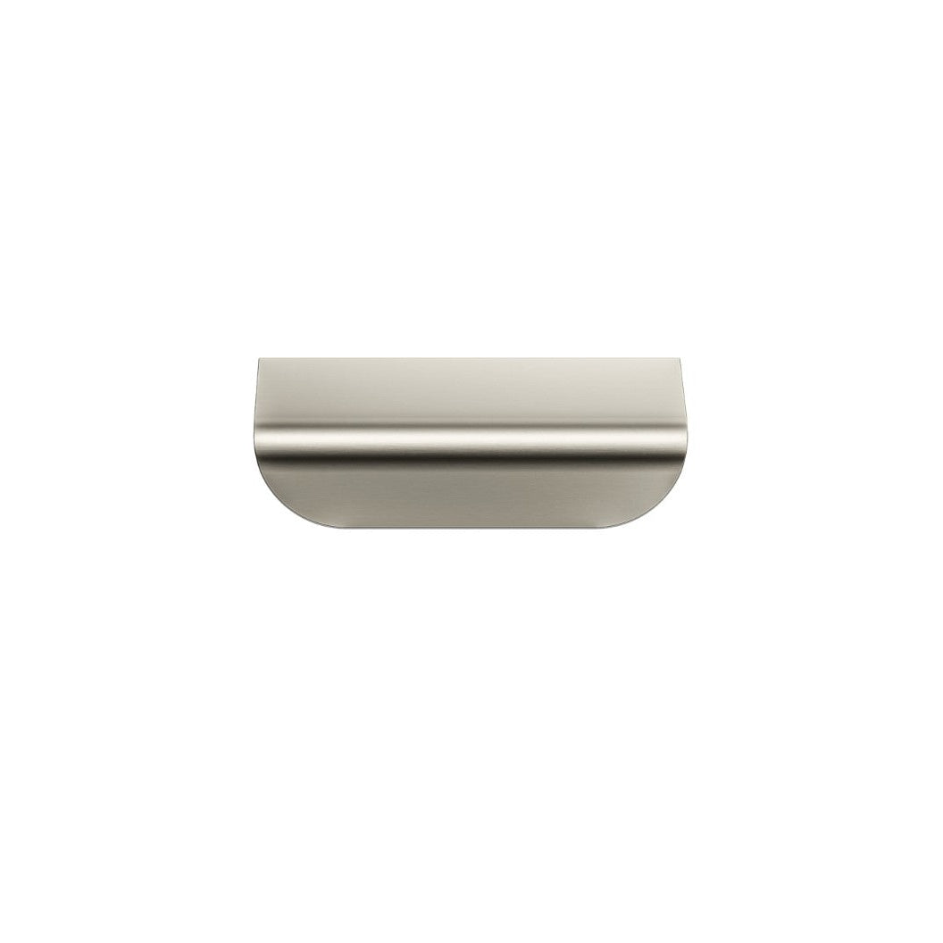 Oppen Edge-Pull 75mm Cabinet Handle - Brushed Nickel