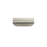 Oppen Edge-Pull 75mm Cabinet Handle - Brushed Nickel