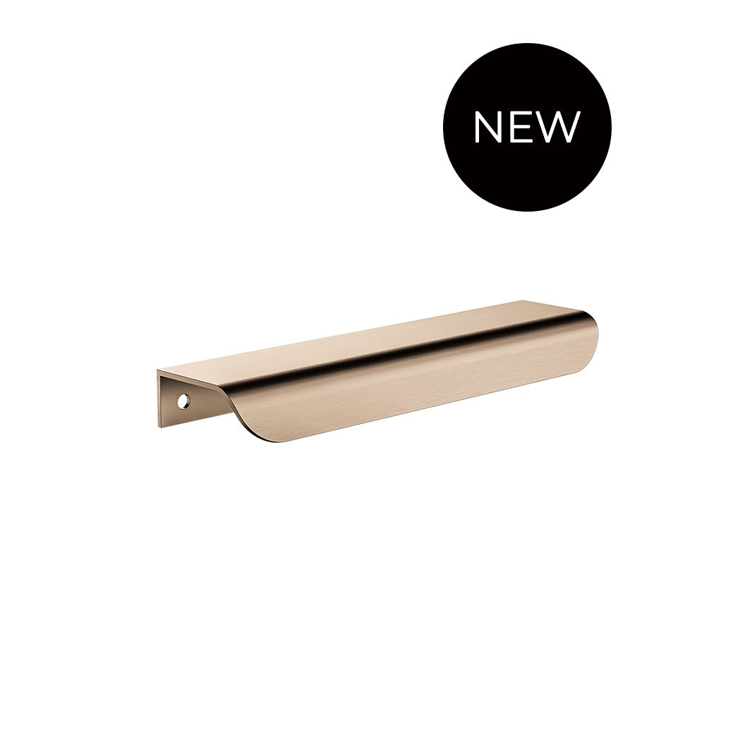 Oppen Edge-Pull 150mm Cabinet Handle - front view, bathroom accessory