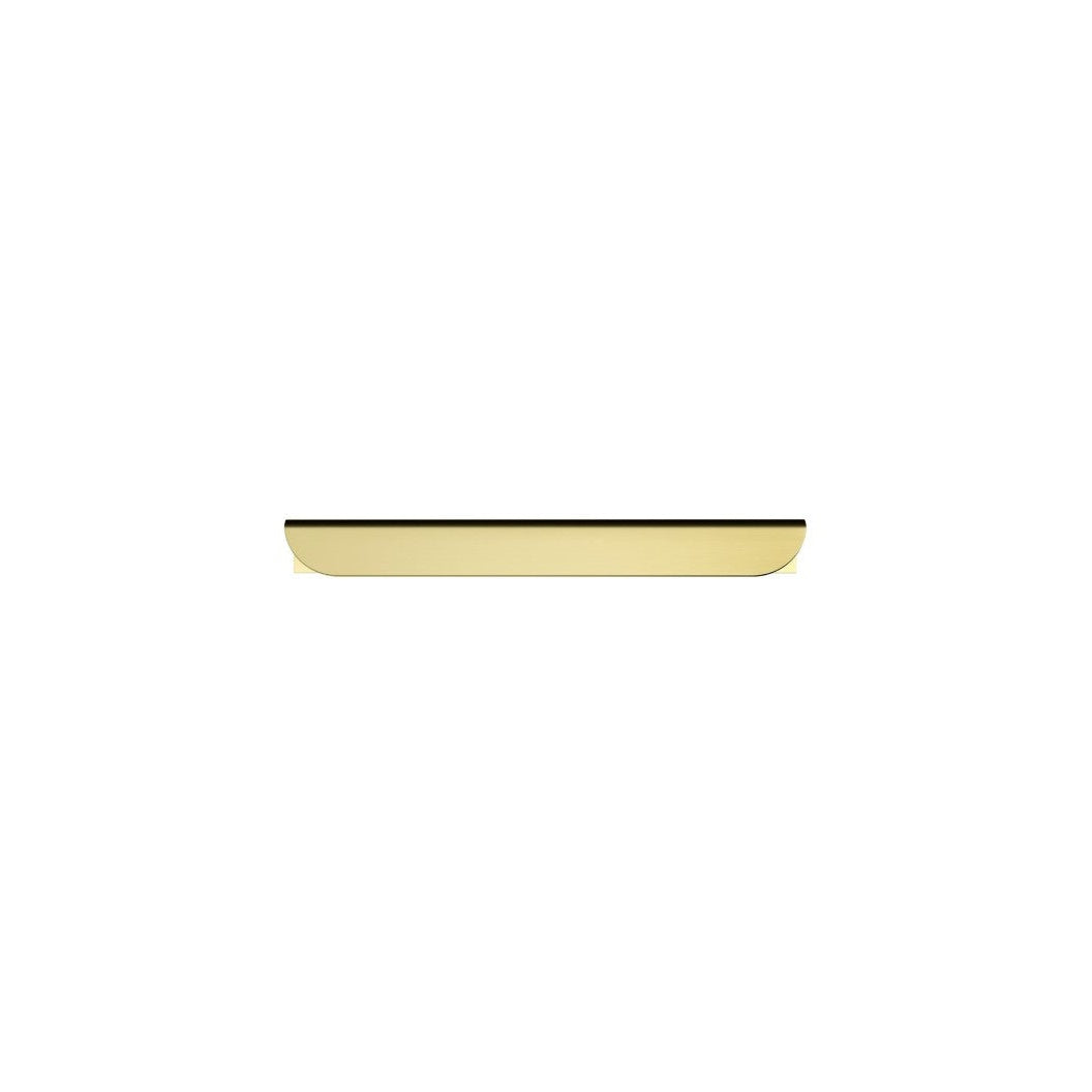 Oppen Edge-Pull 150mm Cabinet Handle - finish and profile close-up