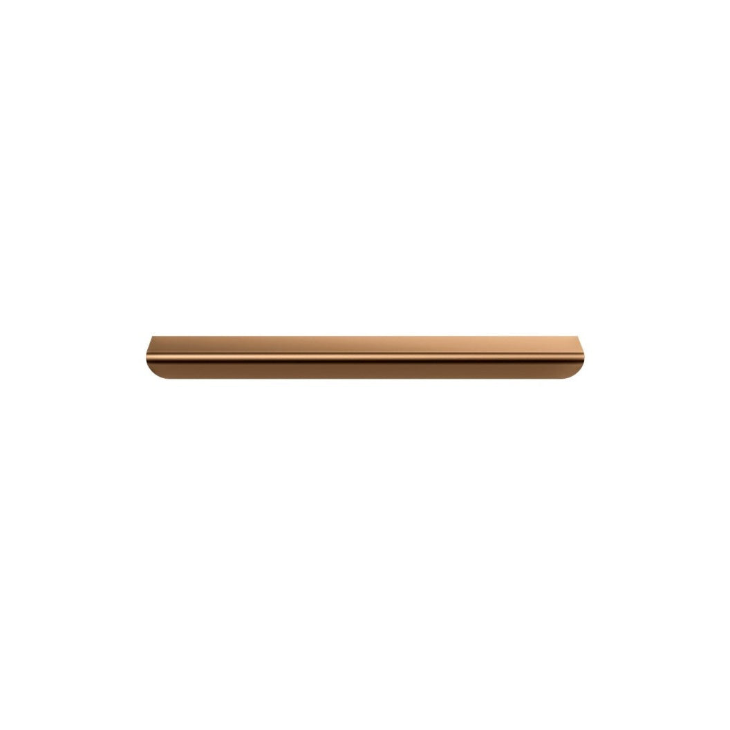 Oppen Edge-Pull 300mm Cabinet Handle in Tiger Bronze - angled product view