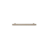 Oppen Round Pull 200mm Cabinet Handle (Brushed) - close-up detail view