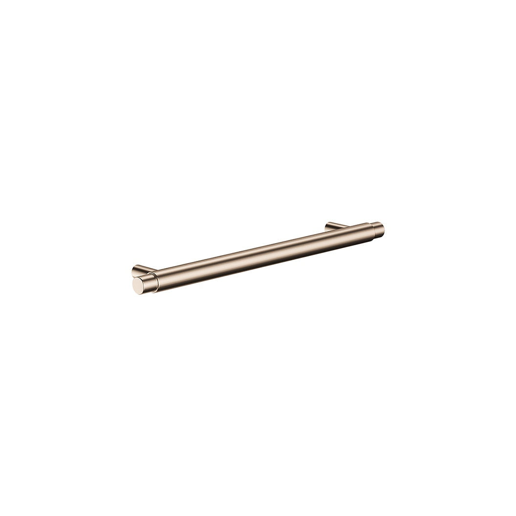 Oppen Round Pull 200mm Cabinet Handle (Brushed) - rear mounting detail