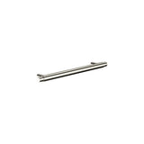 Oppen Round Pull 200mm Cabinet Handle (Brushed) in Brushed Nickel - finish and profile close-up