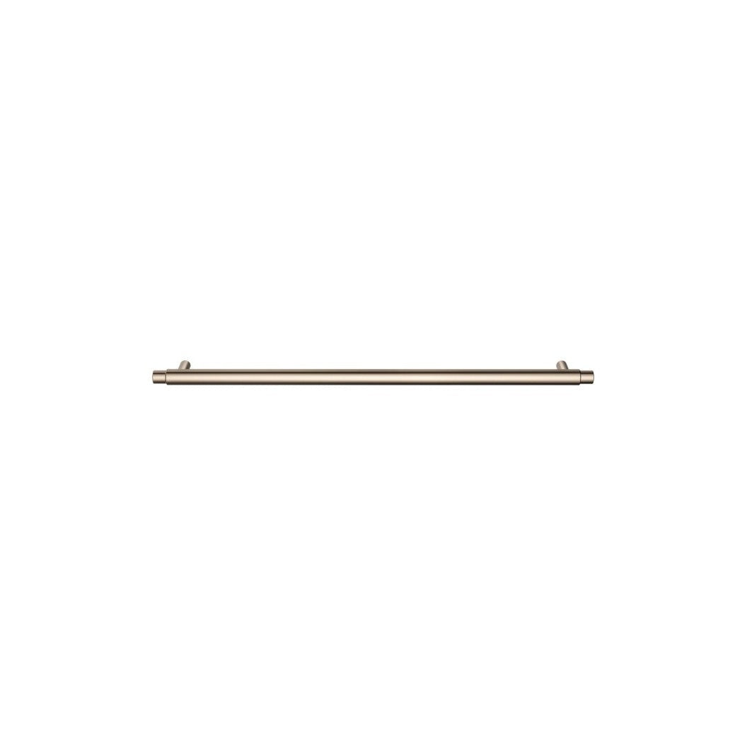 Oppen Round Pull 328mm Cabinet Handle (Brushed - close-up detail view