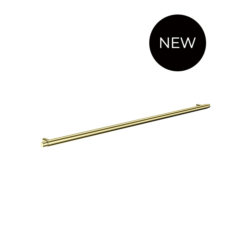 Oppen Round Pull 520mm Cabinet Handle (Brushed) - finish and profile close-up