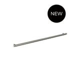 Oppen Round Pull 520mm Cabinet Handle (Brushed) in Brushed Nickel - close-up detail view