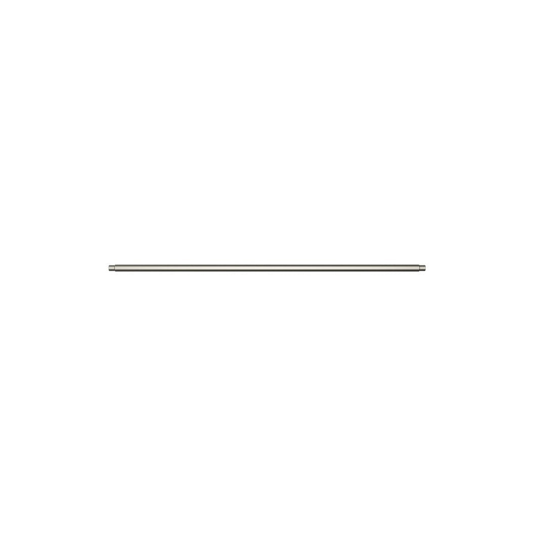 Oppen Round Pull 520mm Cabinet Handle (Brushed) in Brushed Nickel - side profile view