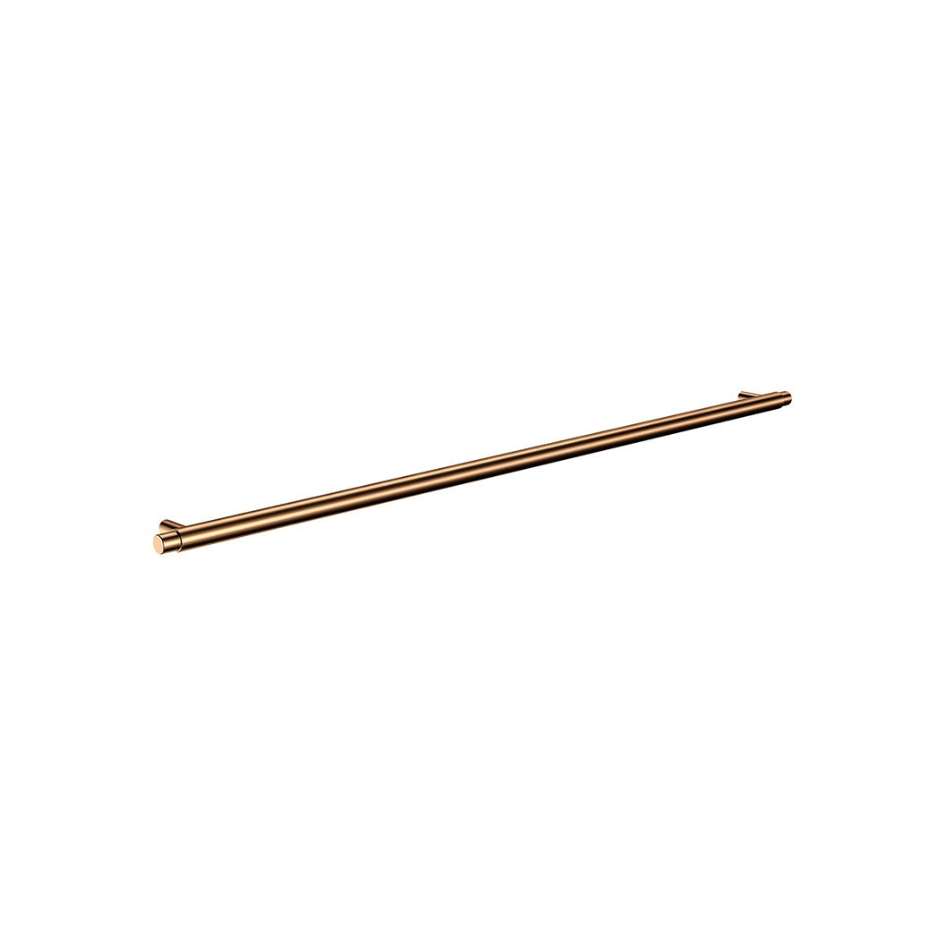 Oppen Round Pull 520mm Cabinet Handle (Brushed) in Tiger Bronze - side profile view