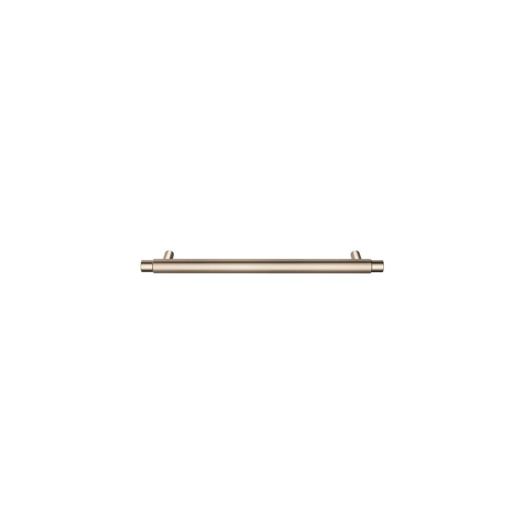 Oppen Round Pull 200mm Cabinet Handle (Linear) - close-up detail view