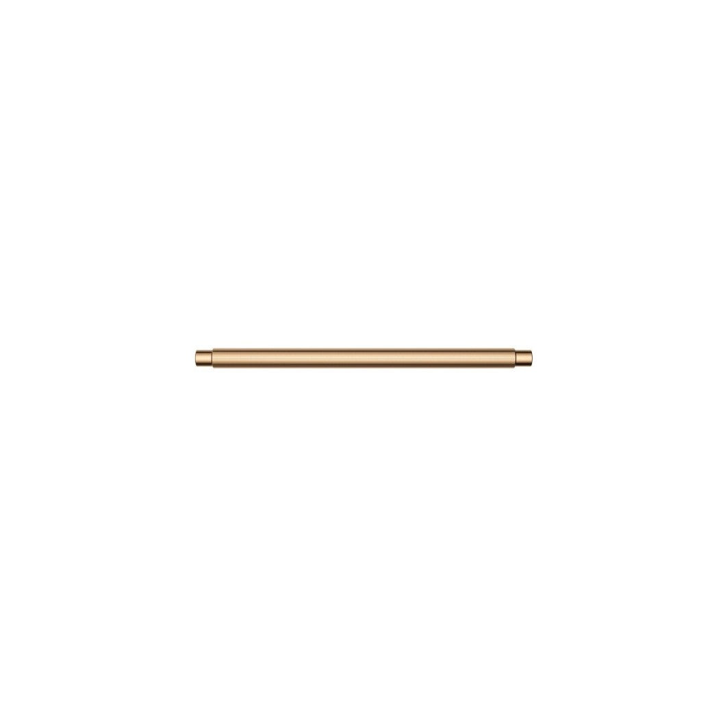 Oppen Round Pull 200mm Cabinet Handle (Linear) in Tiger Bronze - rear mounting detail