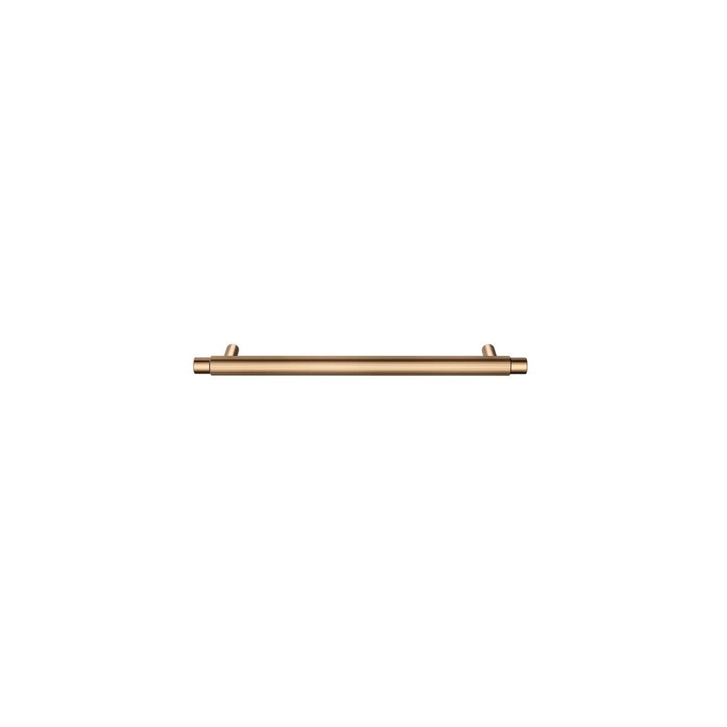 Oppen Round Pull 200mm Cabinet Handle (Linear) - Lustre Bronze