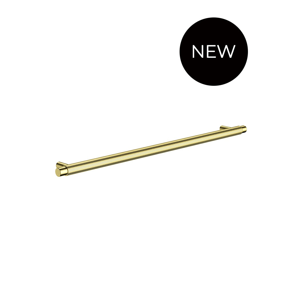 Oppen Round Pull 328mm Cabinet Handle (Linear) - rear mounting detail