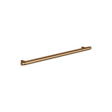 Oppen Round Pull 328mm Cabinet Handle (Linear) in Tiger Bronze - side profile view