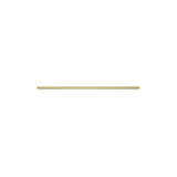 Oppen Round Pull 520mm Cabinet Handle (Linear) - finish and profile close-up